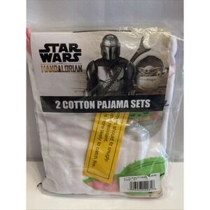 Star Wars Mandalorian The Child Pajamas 2 Cotton Pajama Sets Size 4T New